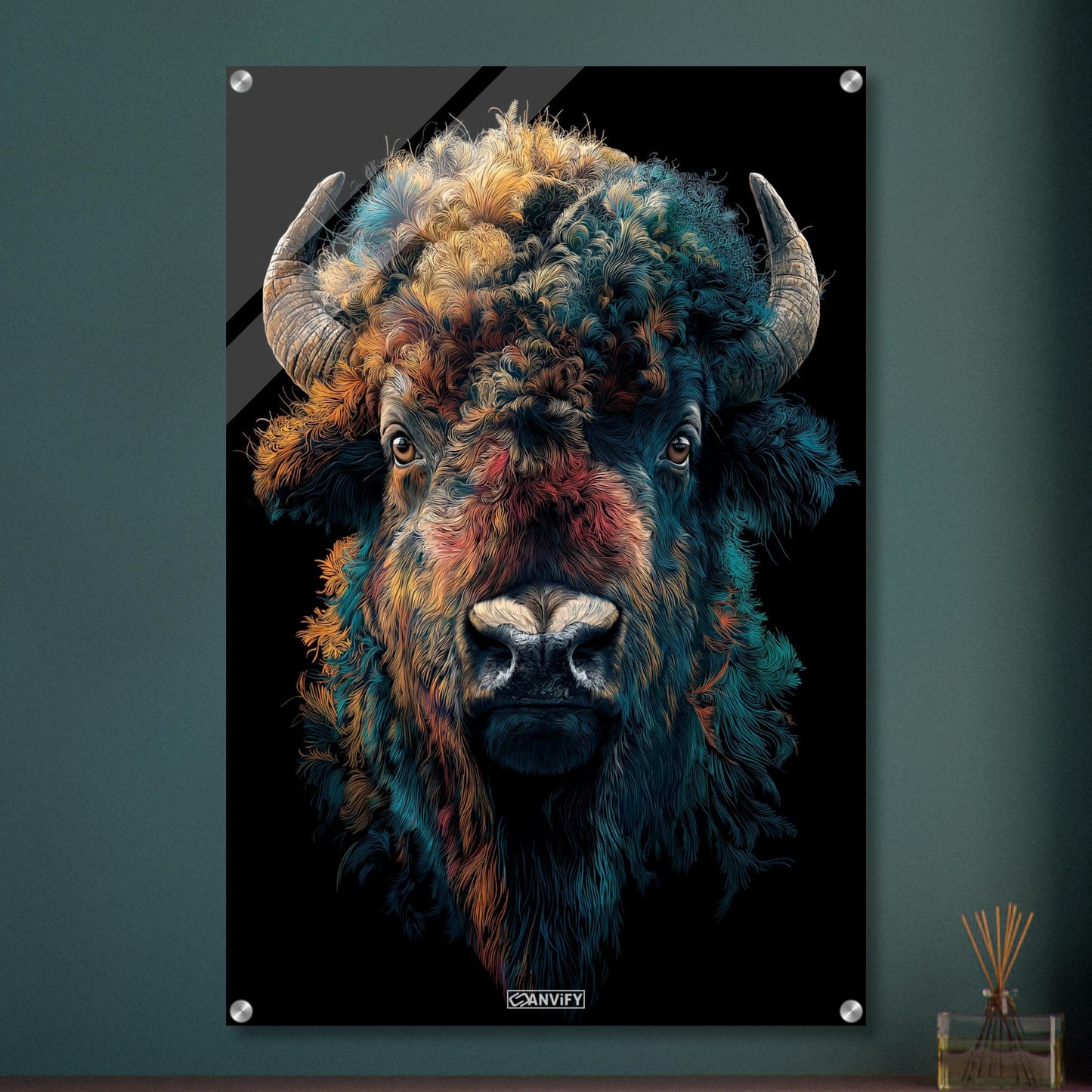 Colorful Buffalo