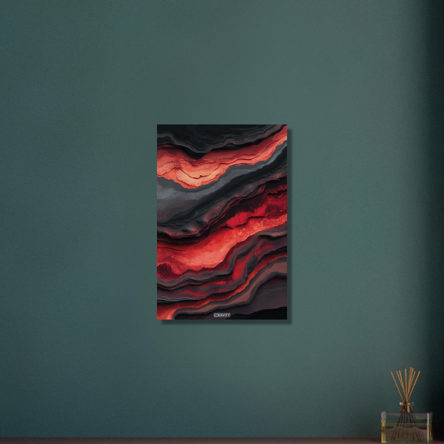 Fluid Art Volcano