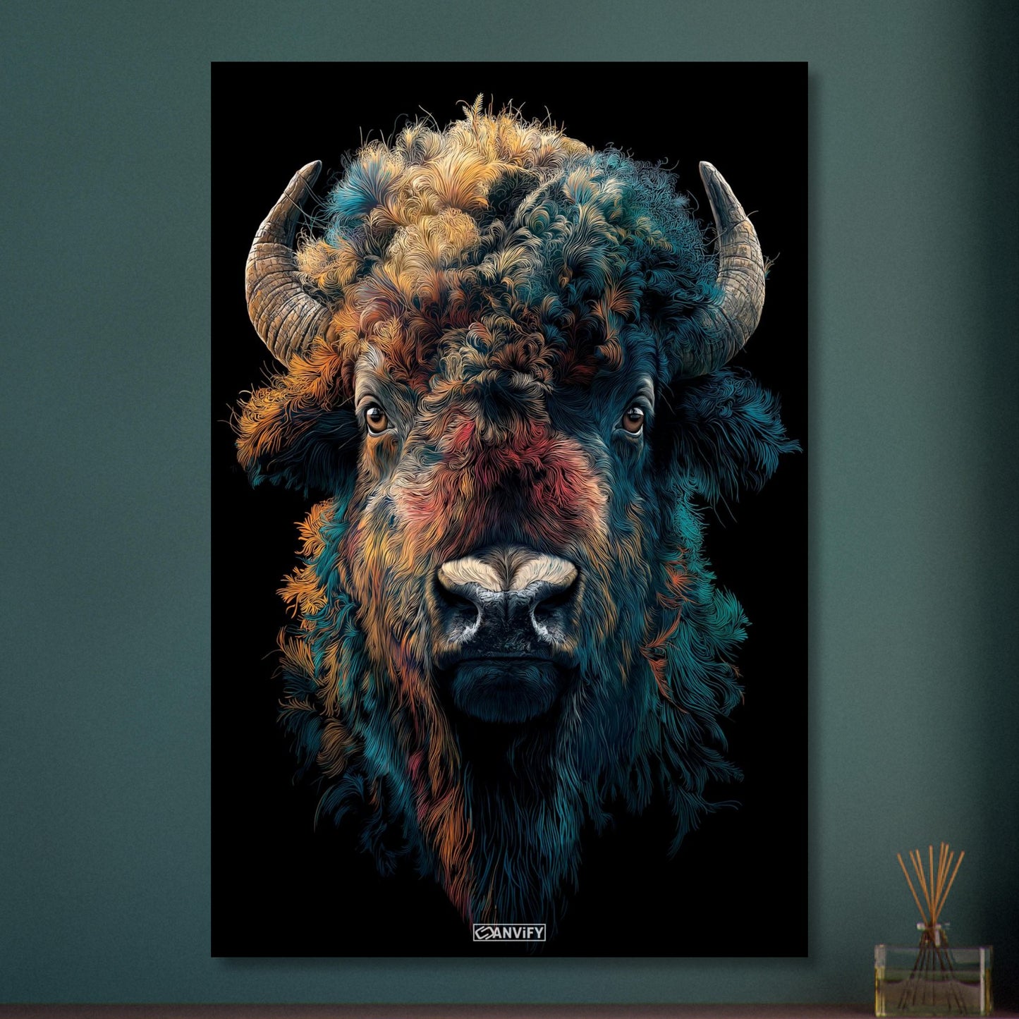 Colorful Buffalo