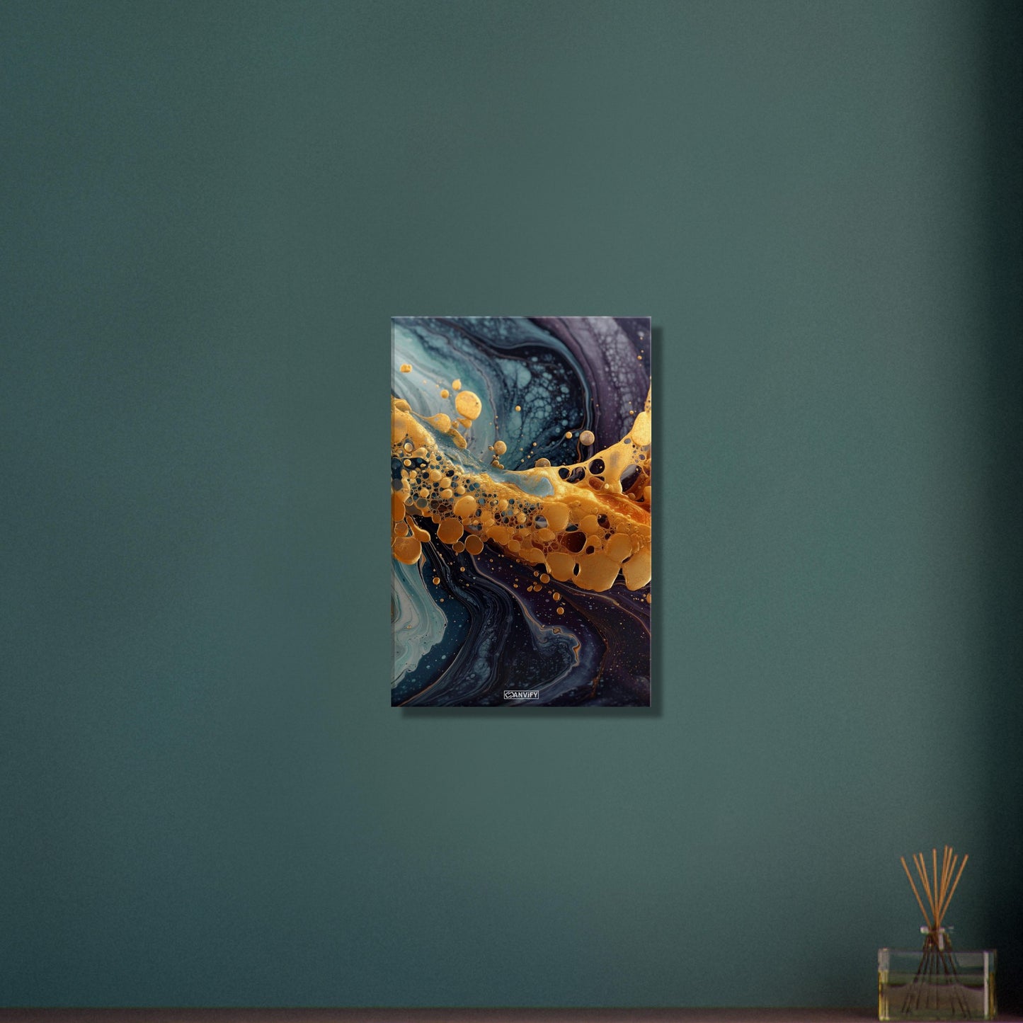 Fluid Art Yellow