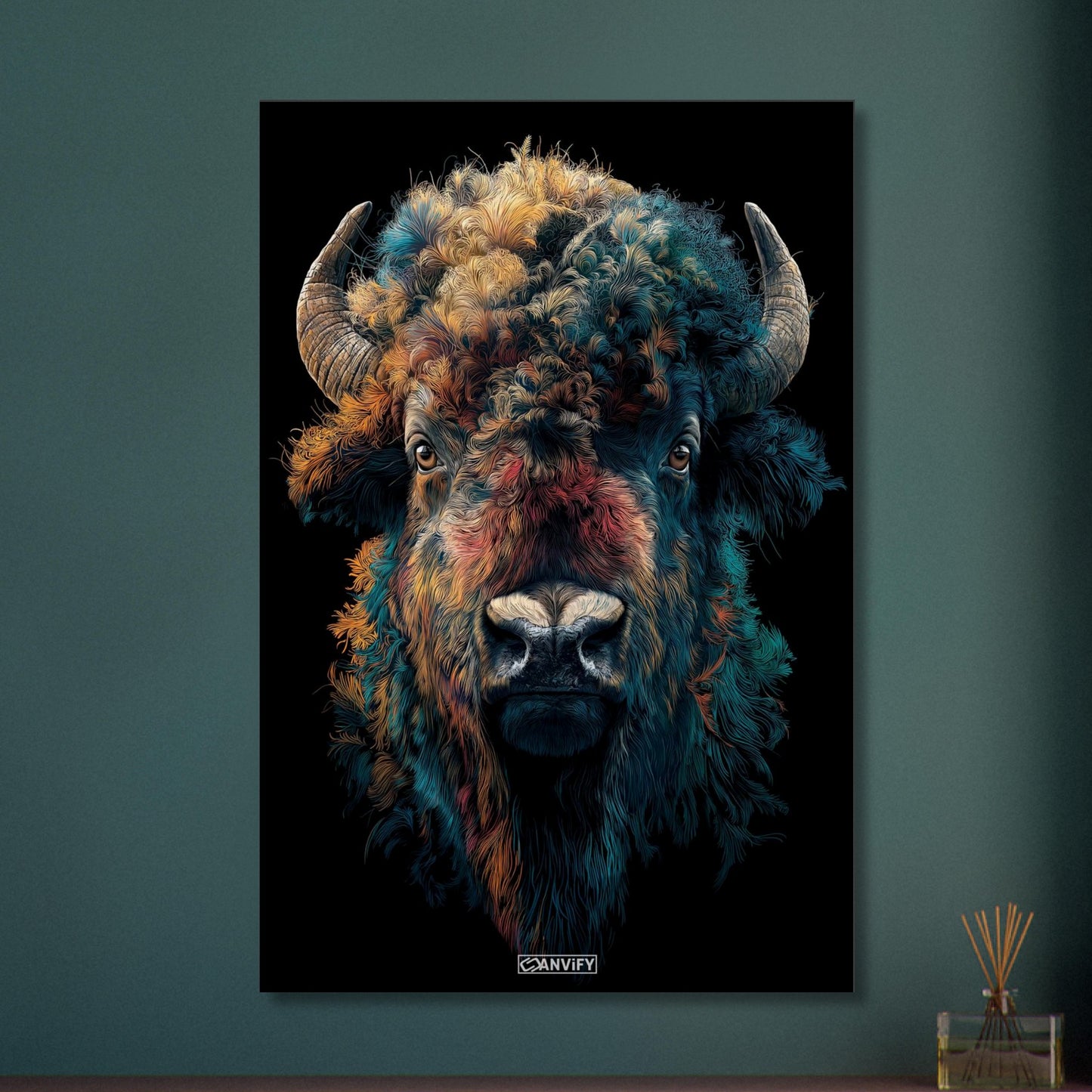 Colorful Buffalo