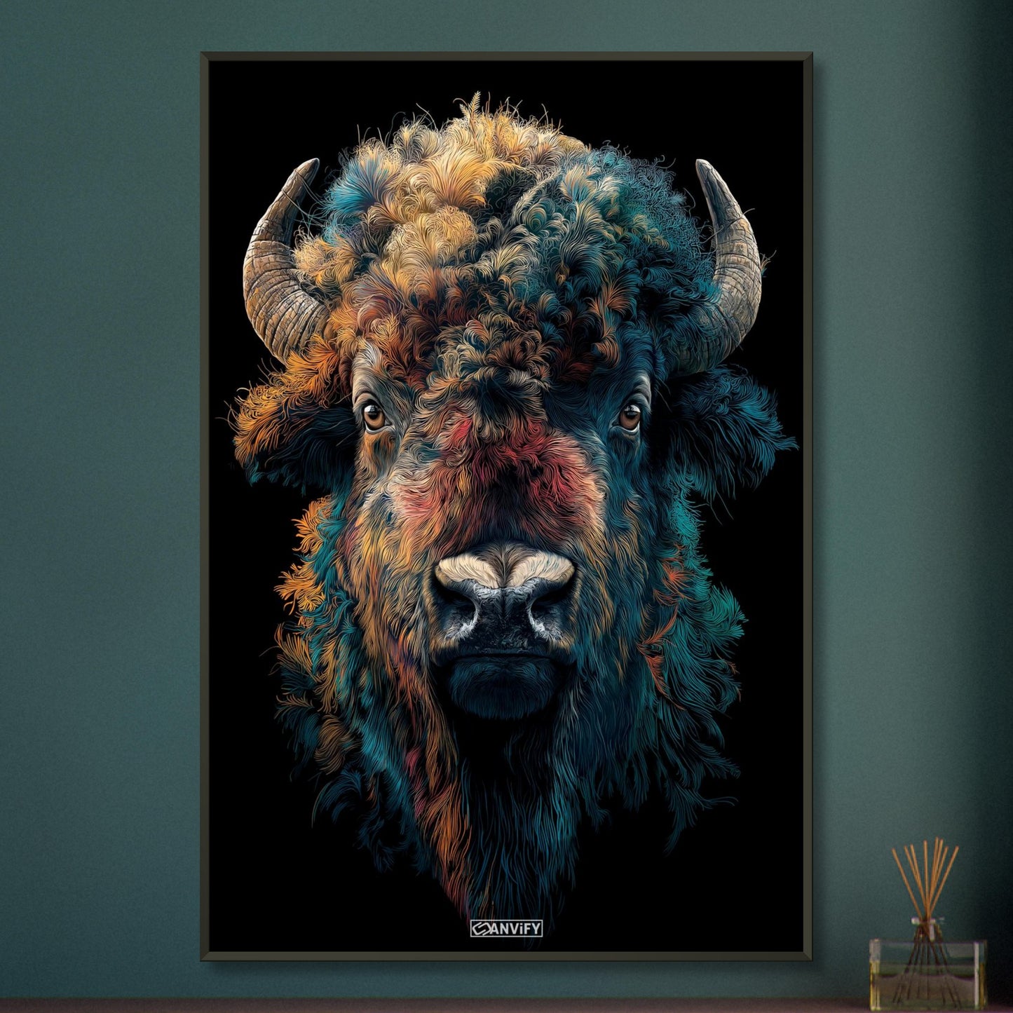 Colorful Buffalo