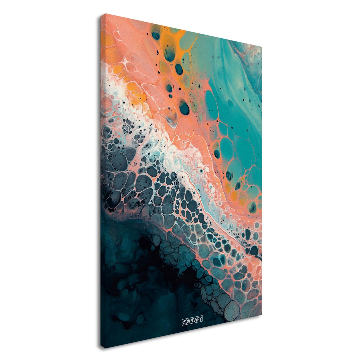 Fluid Art Orange