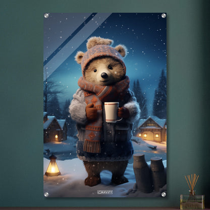 Cute Bear Button