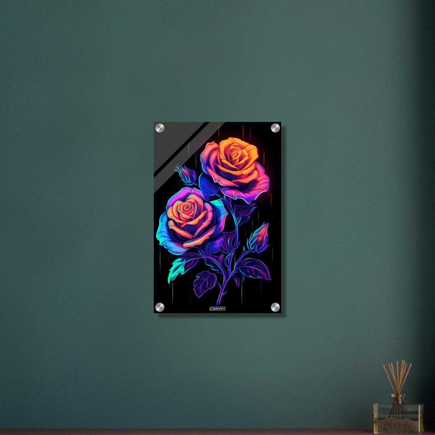 Neon Roses Moonlighta