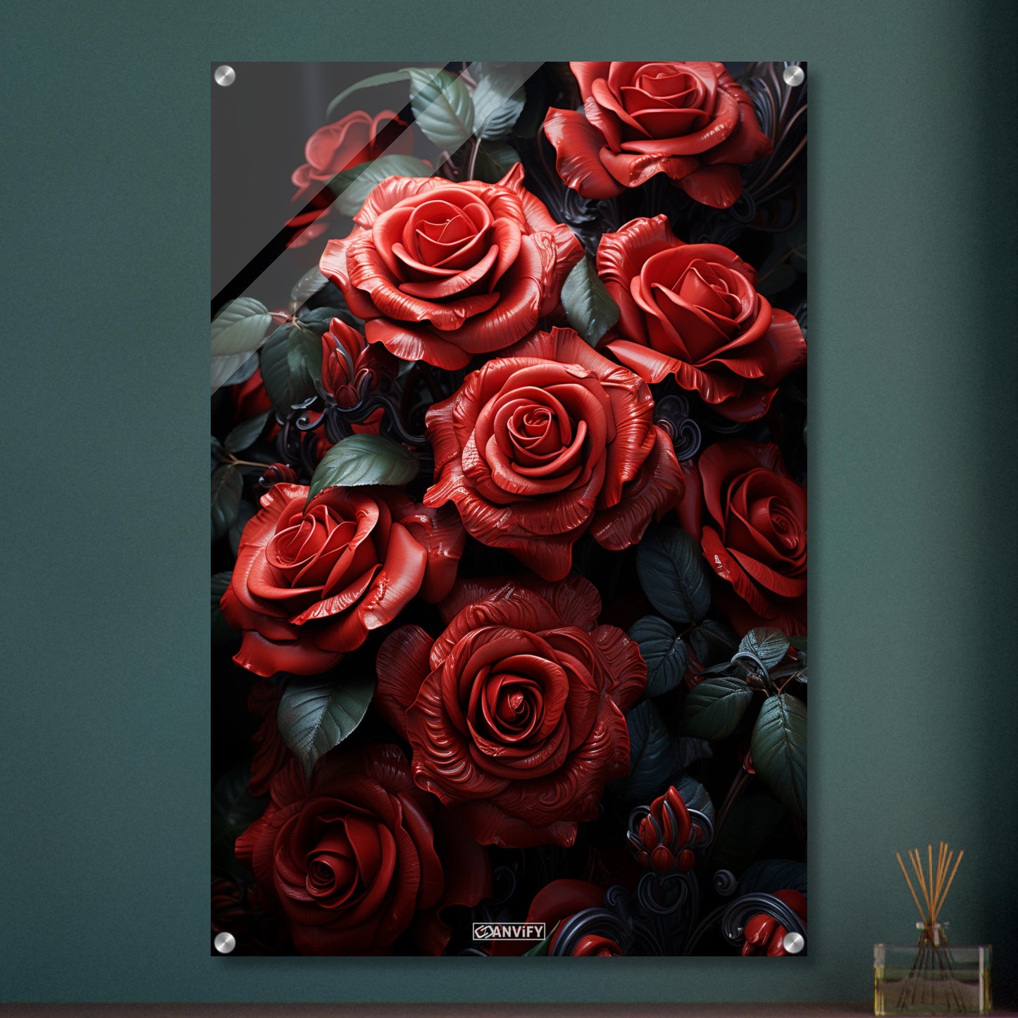 Red Rose Bush