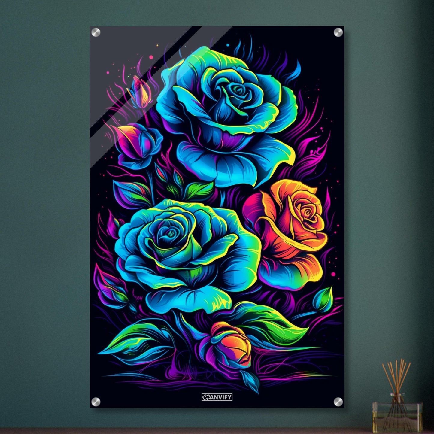 Neon Roses Petaluna