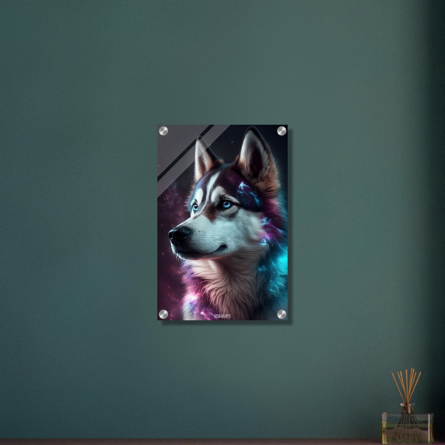Nebula Siberian Husky Portrait
