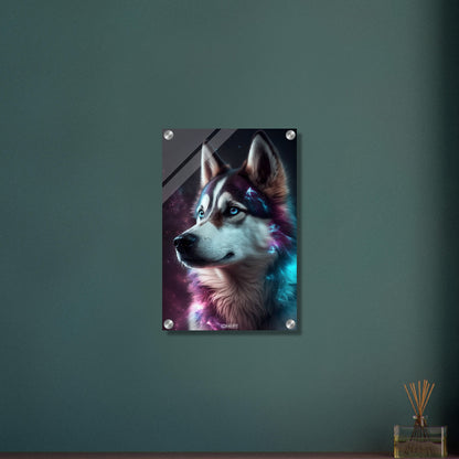 Nebula Siberian Husky Portrait