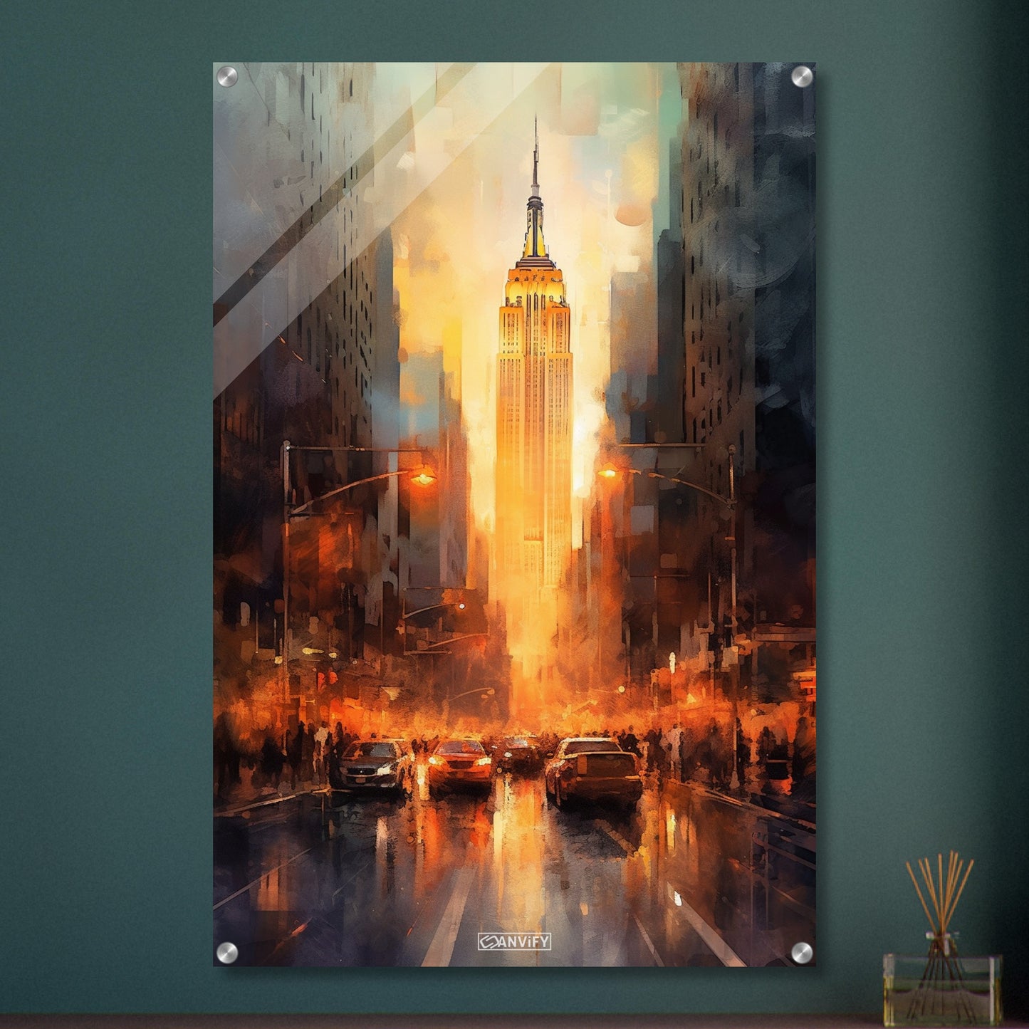 Watercolored New York Streets