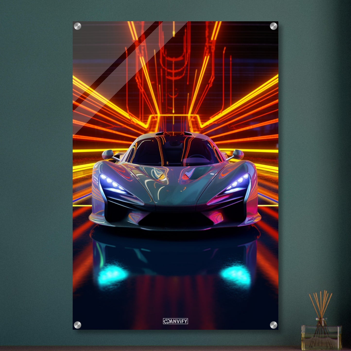 Futuristic Hypercar Exodus