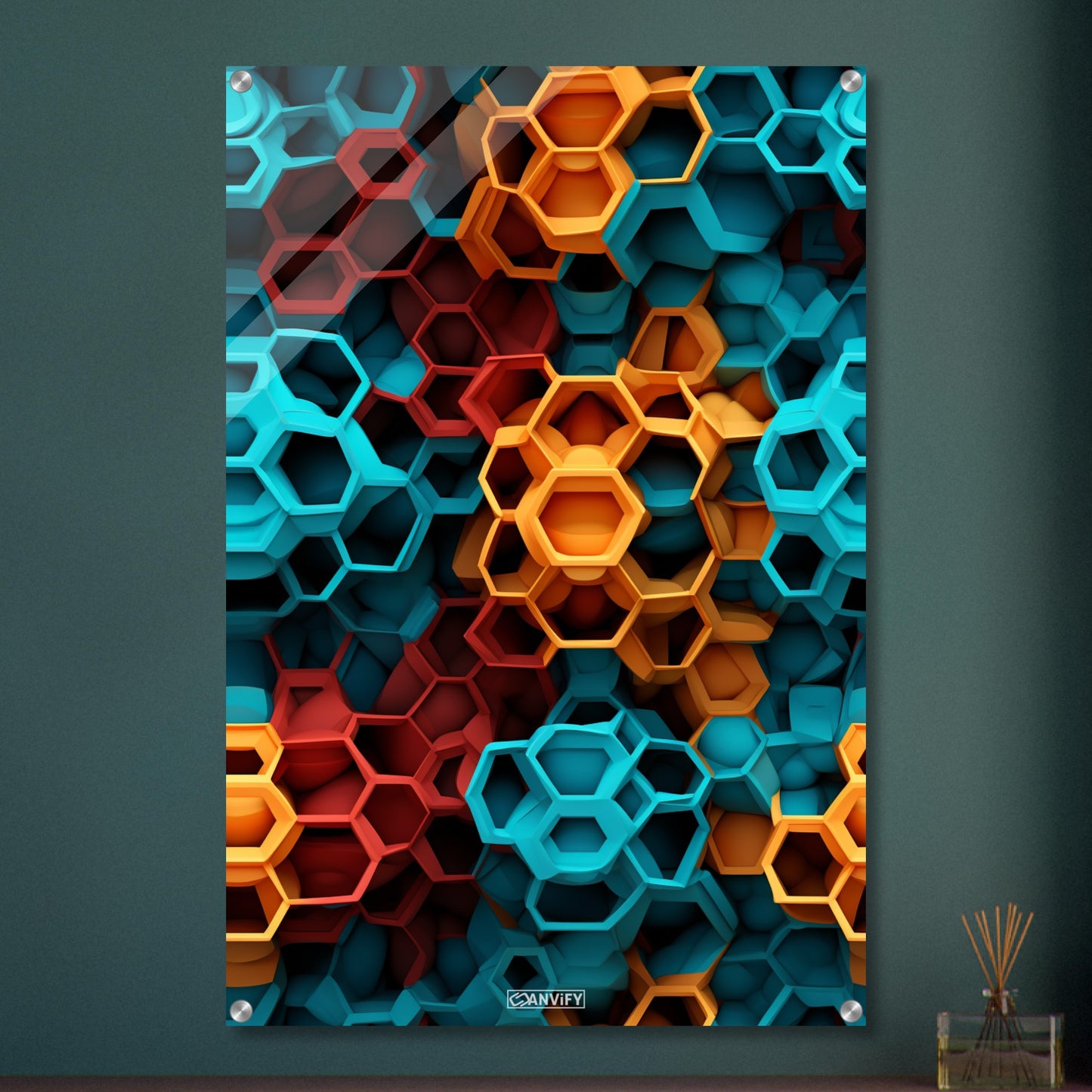 Modern Honeycomb Wall