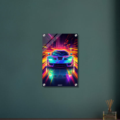 Neon Hypercar Pulsar