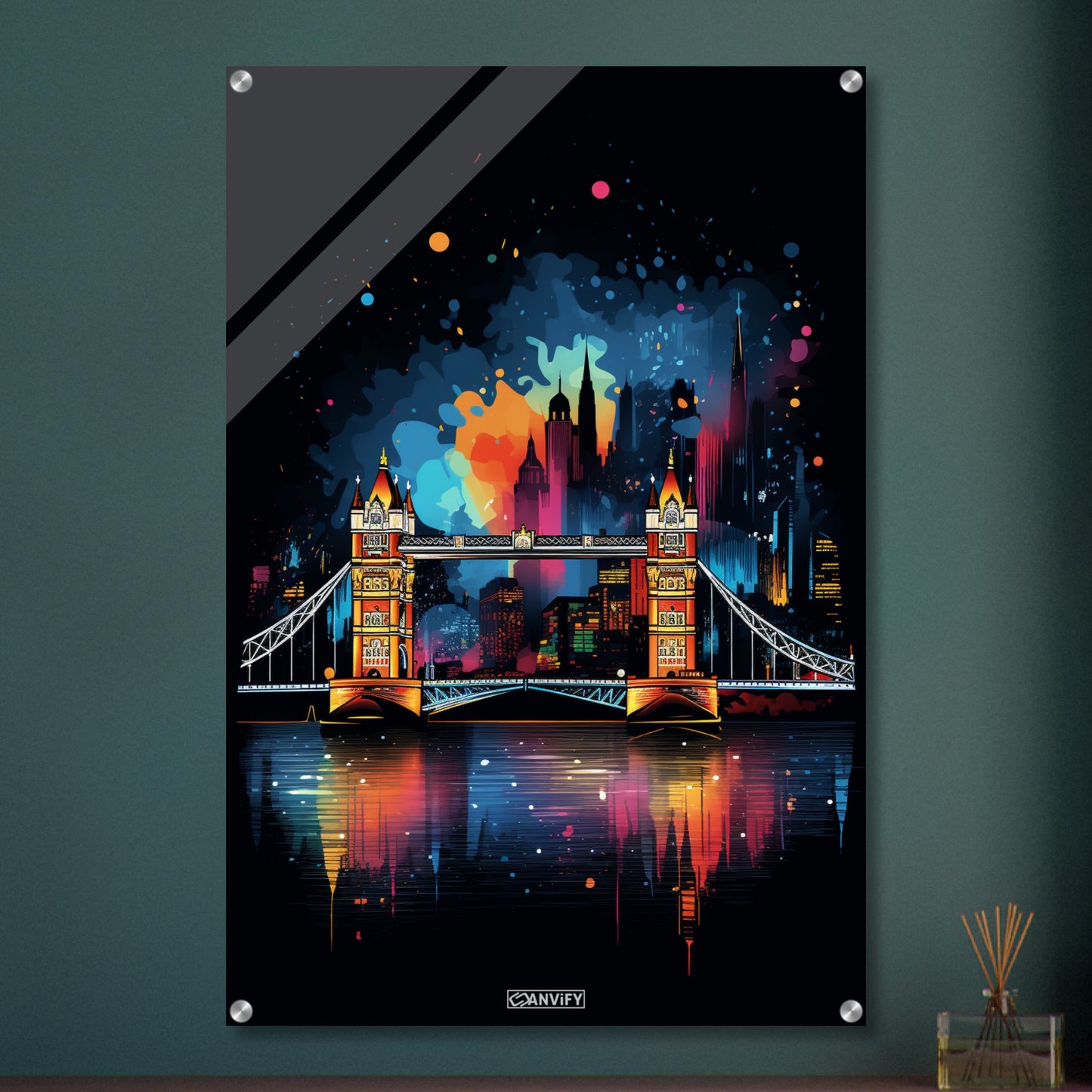 Splashed Tower Bridge