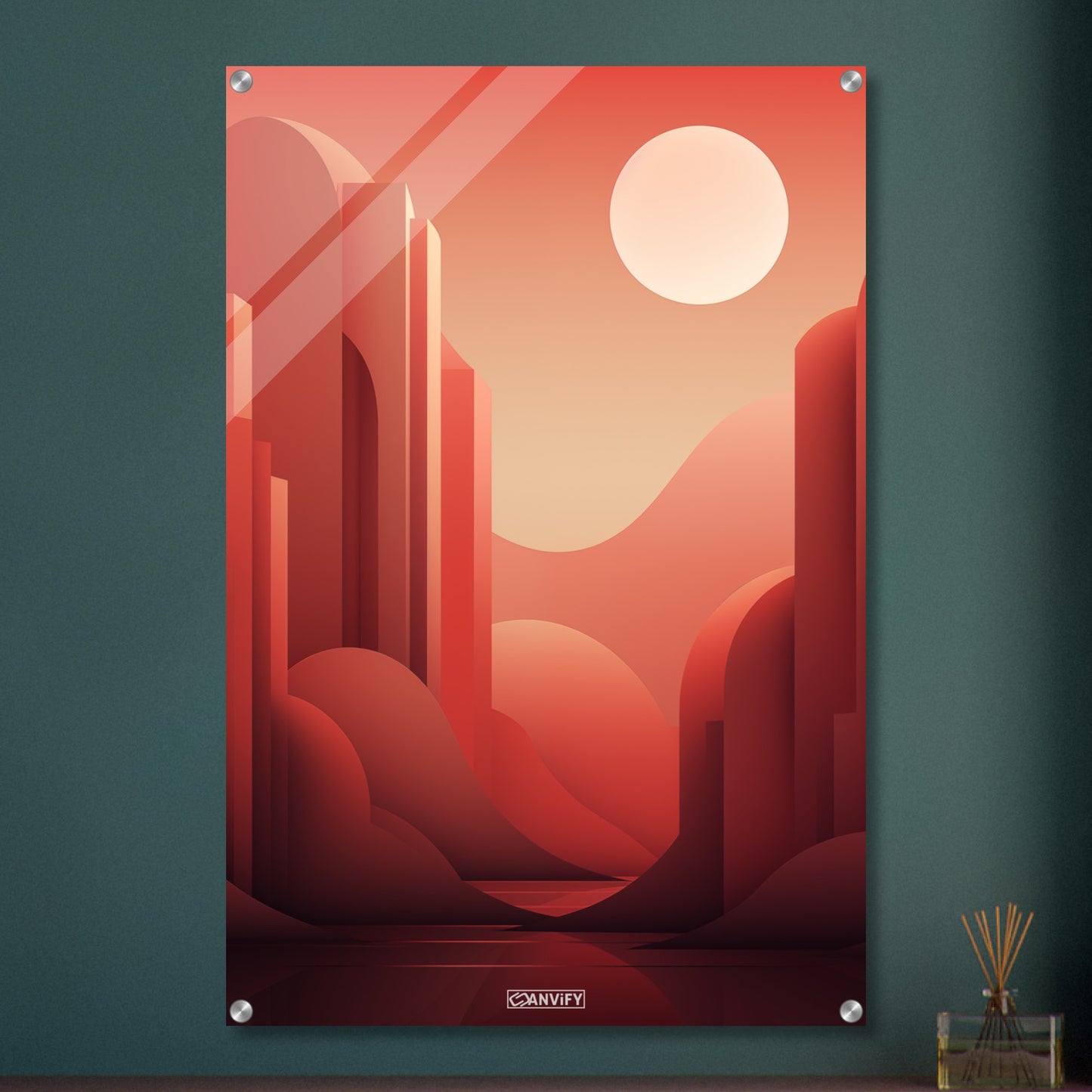 Radiant Geometric Vista