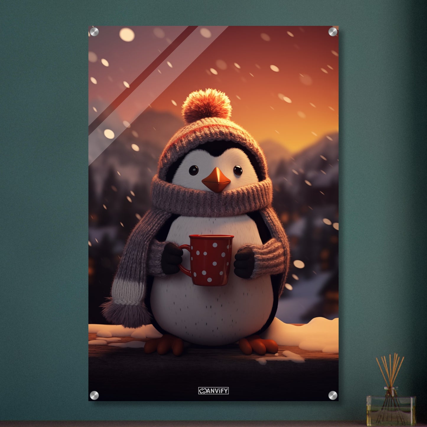 Cute Penguin Snowy