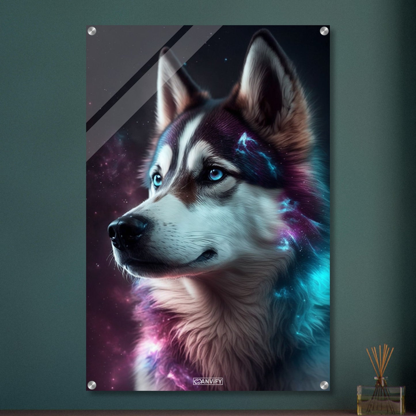Nebula Siberian Husky Portrait