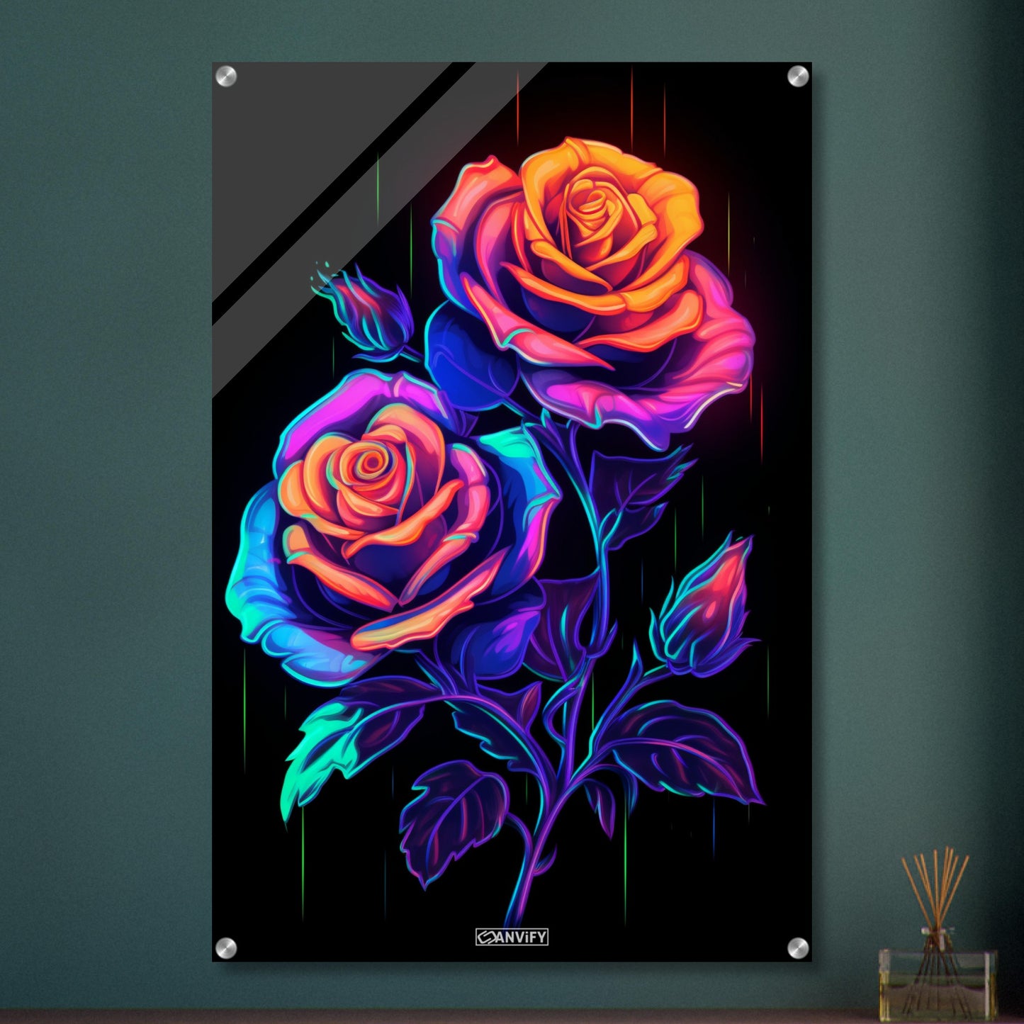 Neon Roses Moonlighta