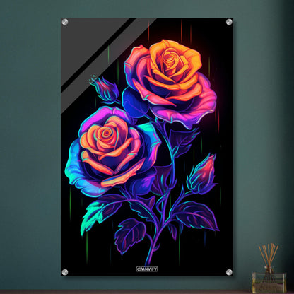 Neon Roses Moonlighta