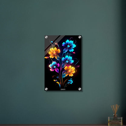Energized Neon Flowers