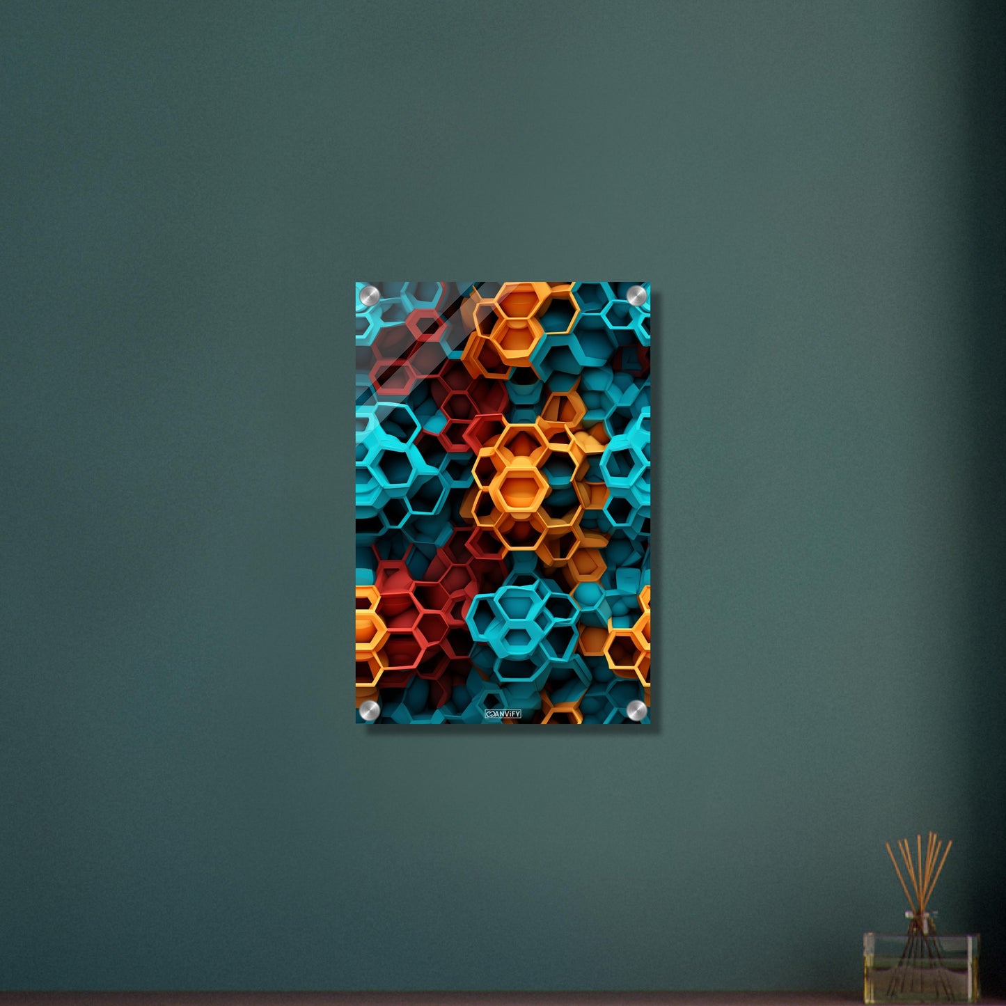 Modern Honeycomb Wall