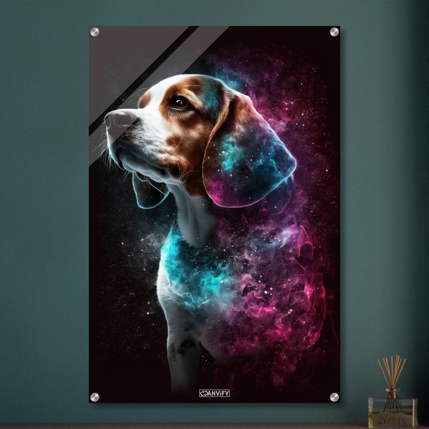 Nebula Beagle Portrait