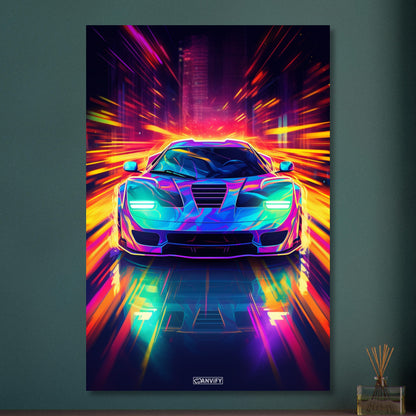 Neon Hypercar Pulsar