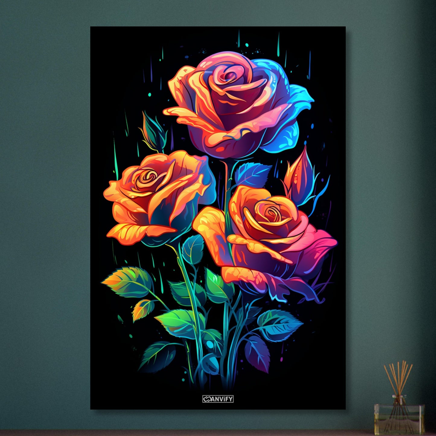 Neon Roses Melodalia