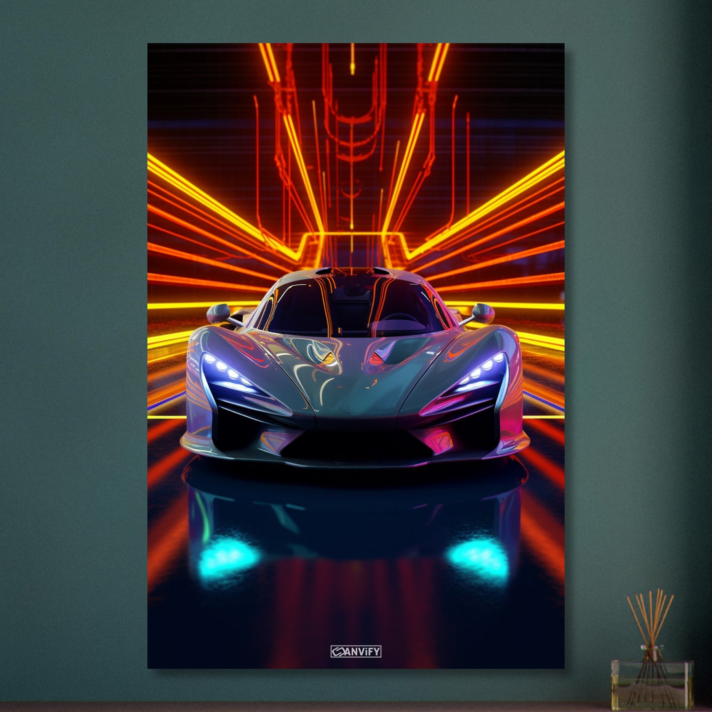 Futuristic Hypercar Exodus
