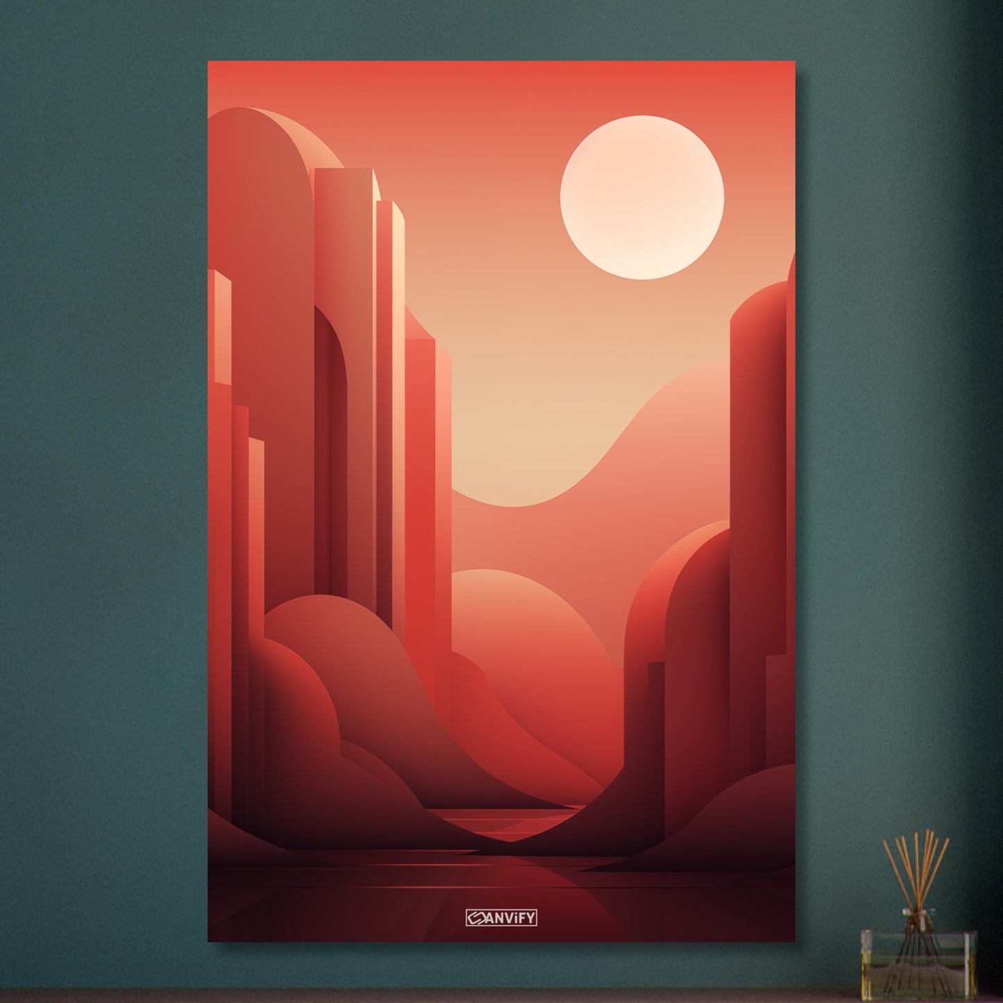 Radiant Geometric Vista