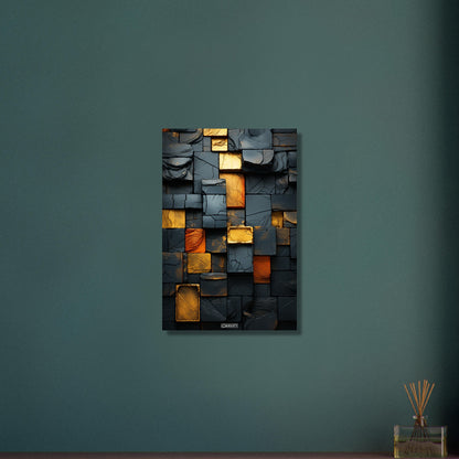 Gold Brick Wall