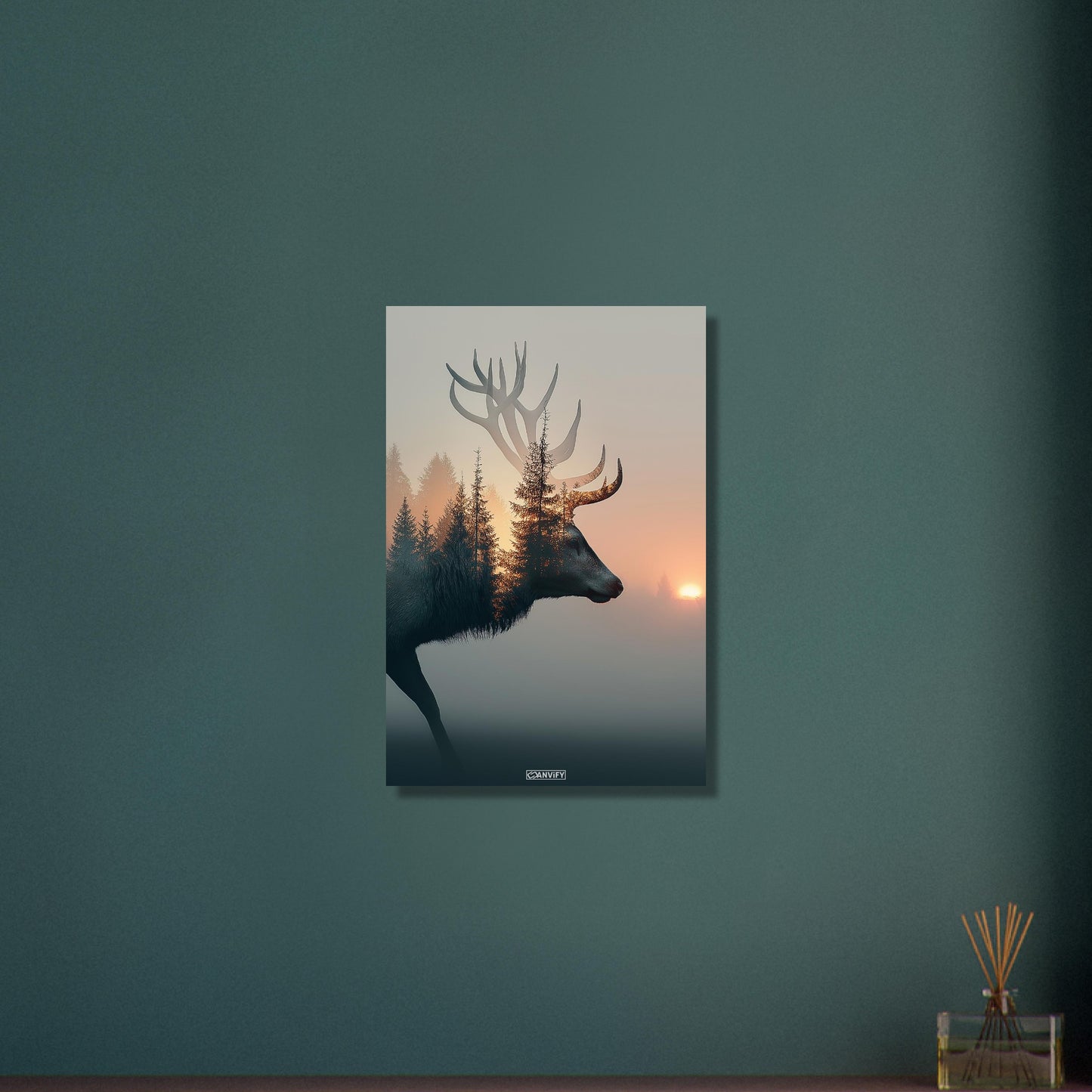 Antler Among the Trees