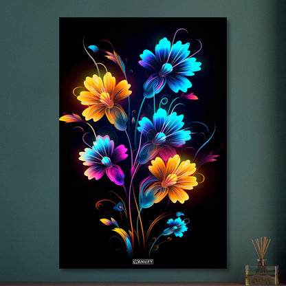Energized Neon Flowers