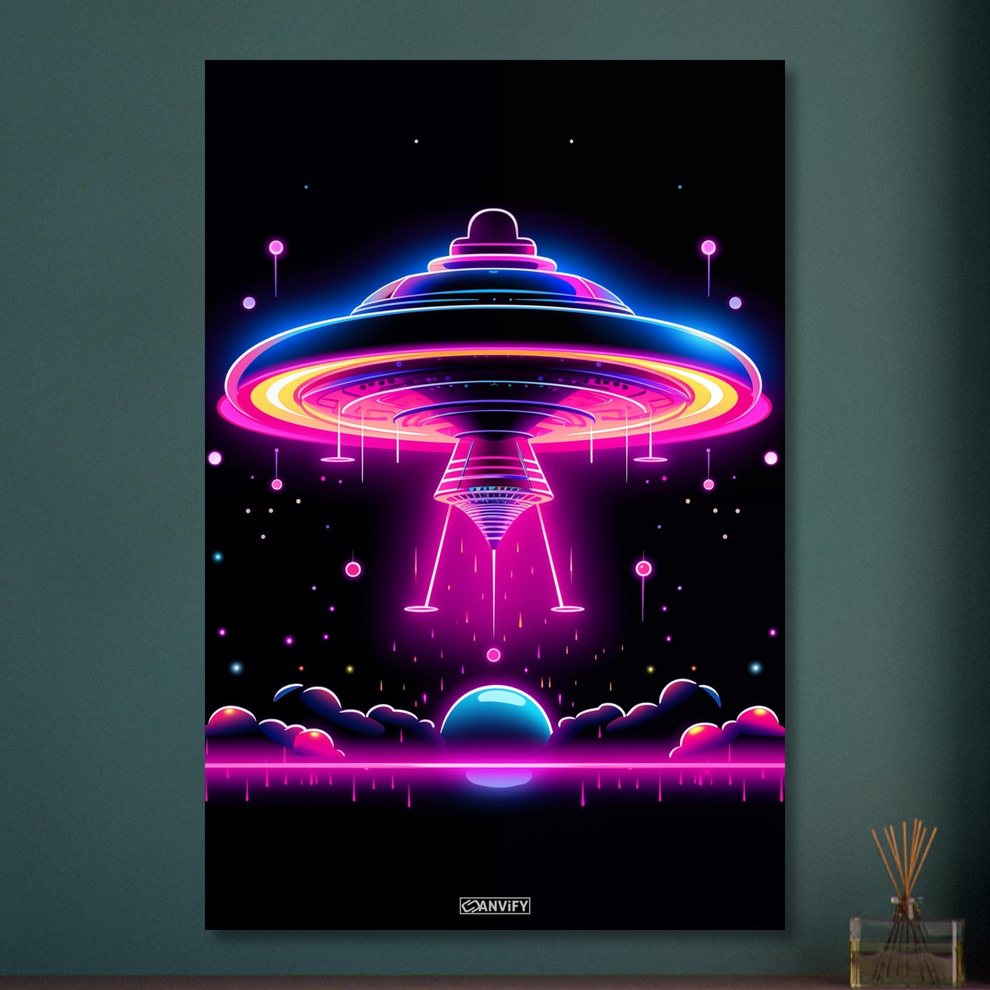 Retro Cosmic Visitor