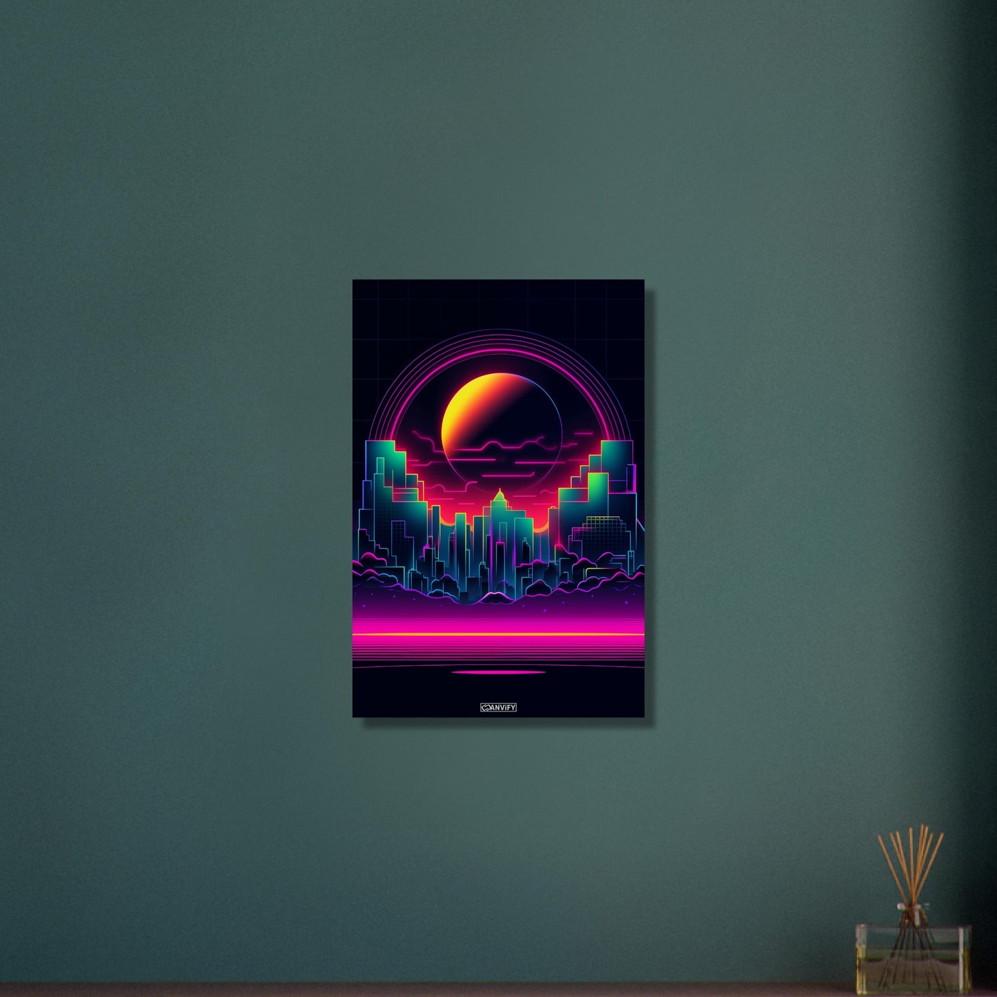 Cityscape Moonbeam Mirage
