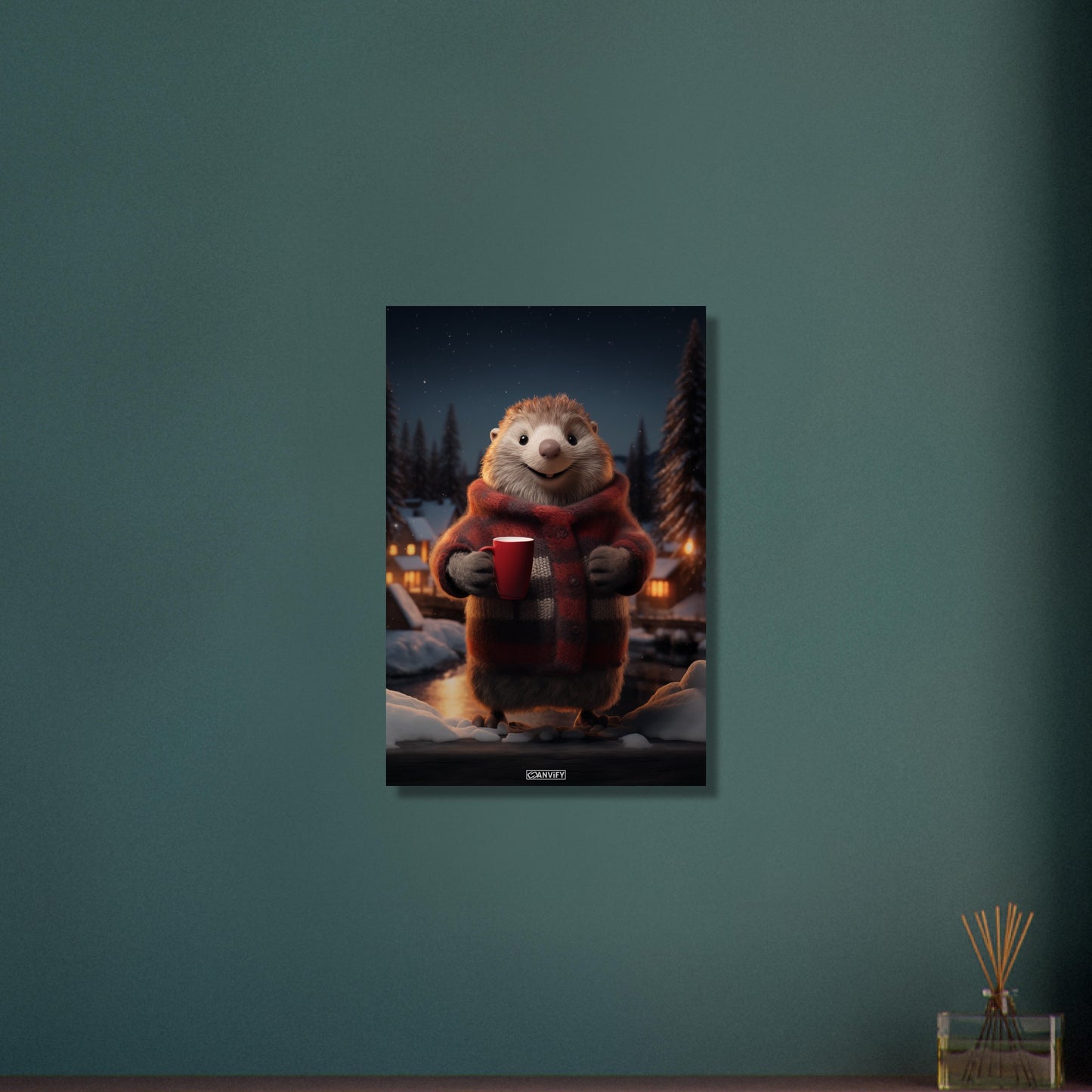Cute Beaver Zigzag