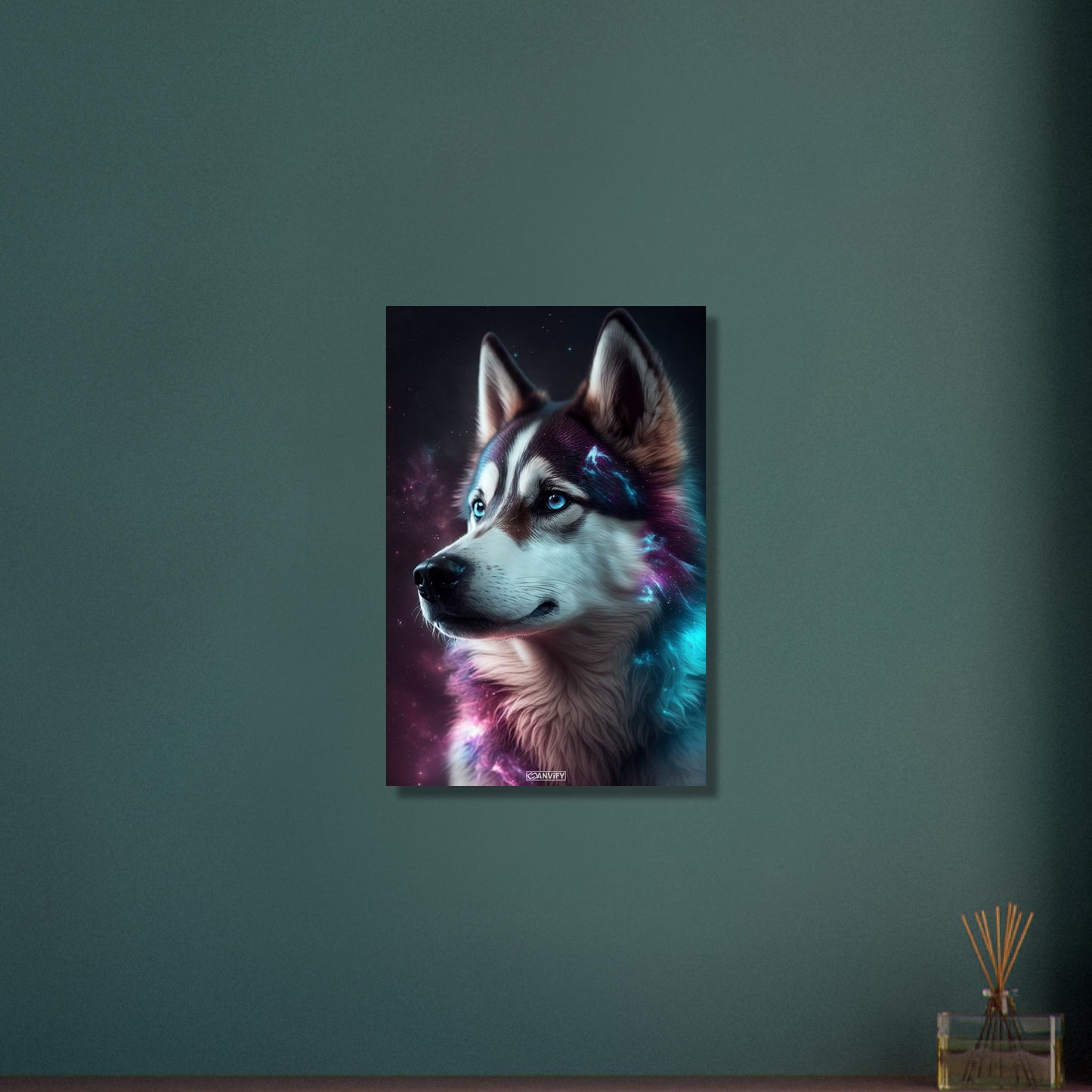 Nebula Siberian Husky Portrait