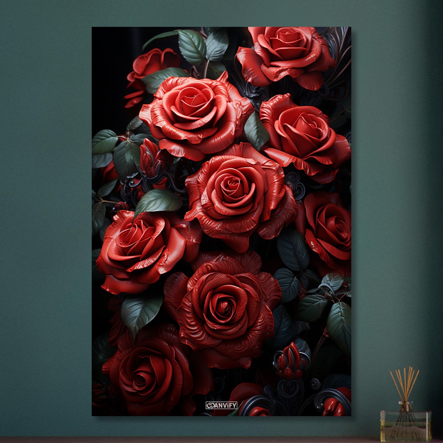 Red Rose Bush