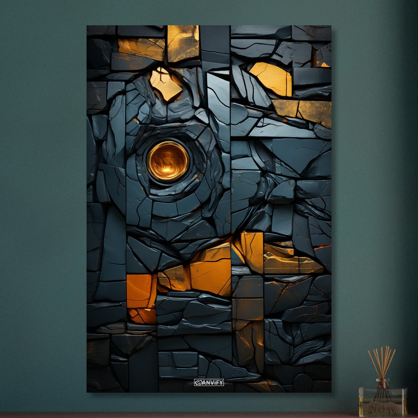Black Brick Wall