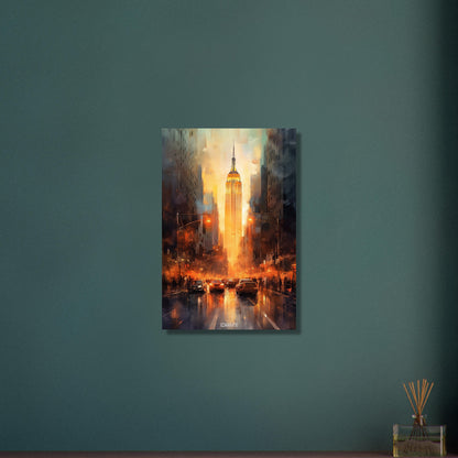 Watercolored New York Streets