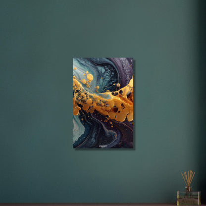 Fluid Art Yellow