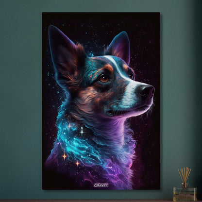 Nebula Border Collie Portrait