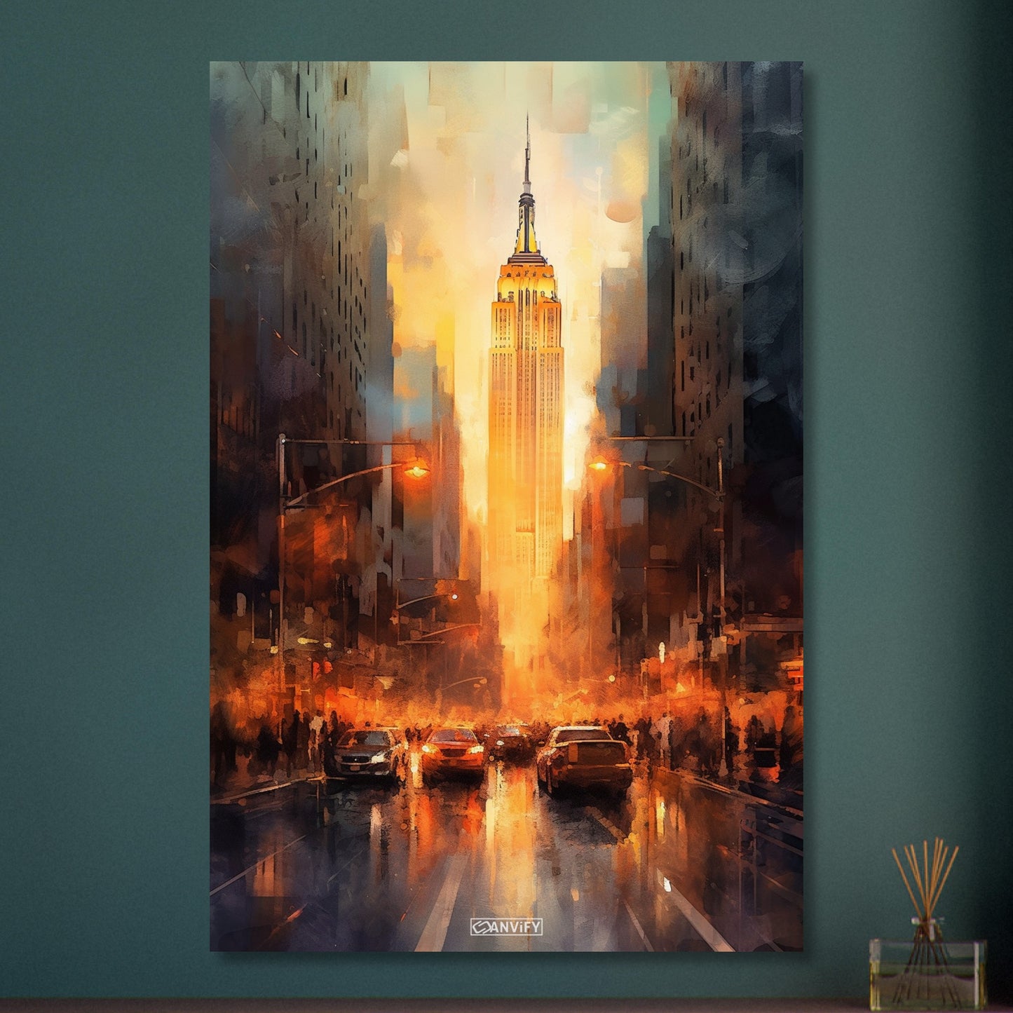 Watercolored New York Streets