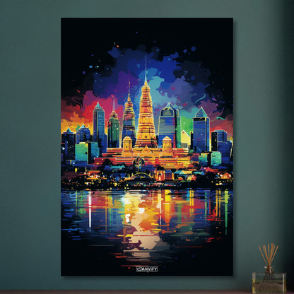 Splashed Bangkok City