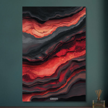 Fluid Art Volcano