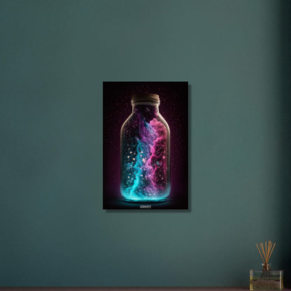 Nebula Cloud in Glas Bottle