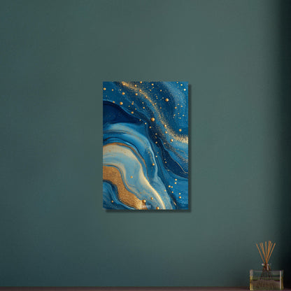 Fluid Art Golden Splashes