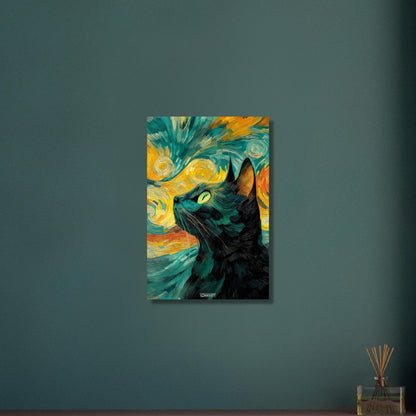 Black Cat Painting
