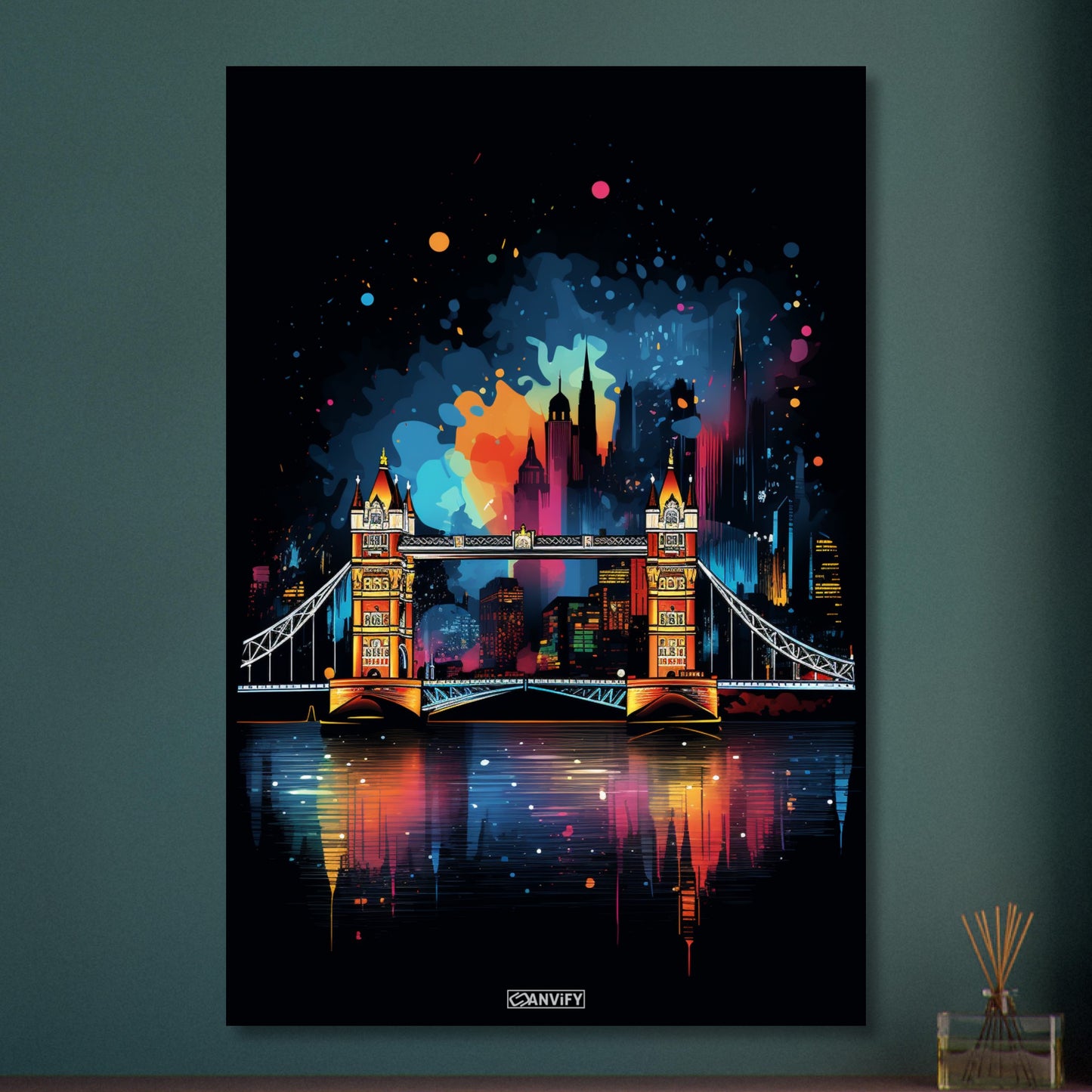 Splashed Tower Bridge