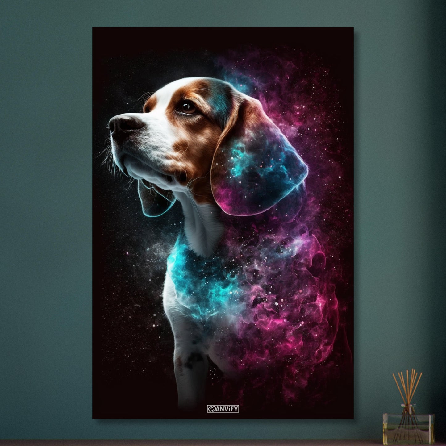 Nebula Beagle Portrait
